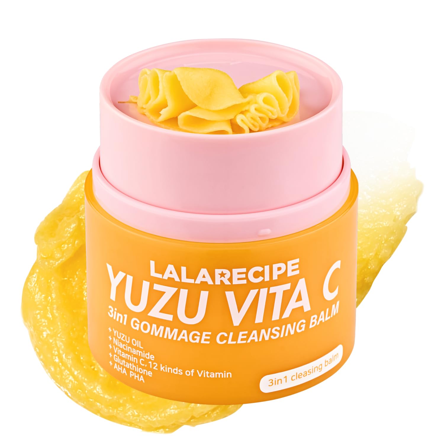 Amazon.com: LALARECIPE Yuzu Vitamin C 3-in-1 Gommage Cleansing